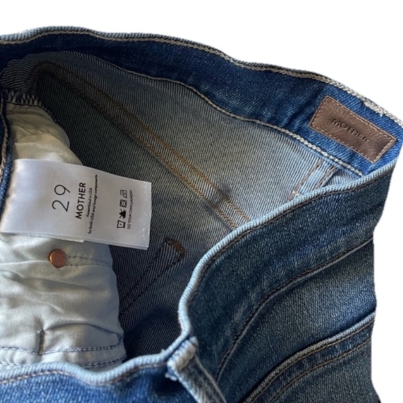 NEW! MOTHER The Tripper Ankle Fray Jeans Meet Cute 29 - Picture 12 of 14
